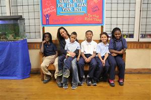 Ms. Briscoe & kids Ms. Briscoe & kids