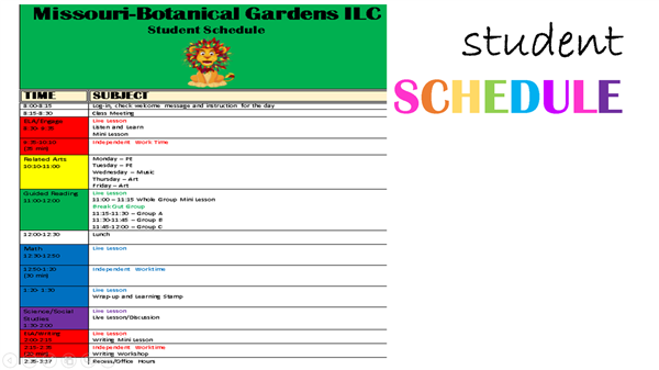 Schedule