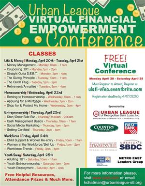 Urban League Virtual Financial Empowerment Conference 