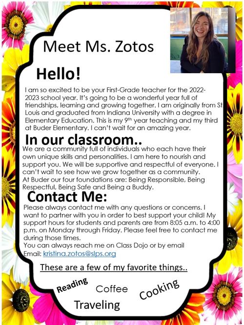Meet Ms Zotos