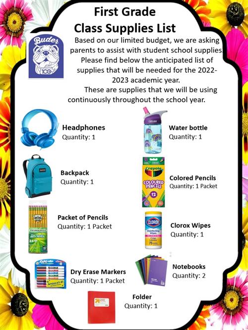 Supplies List