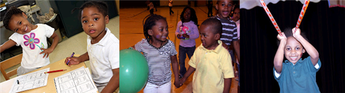 Children celebrating during 2012 Week of the Young Child. 