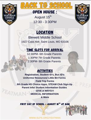 Back to School Open House Flyer