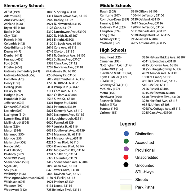 St Louis School Districts Map - Maping Resources
