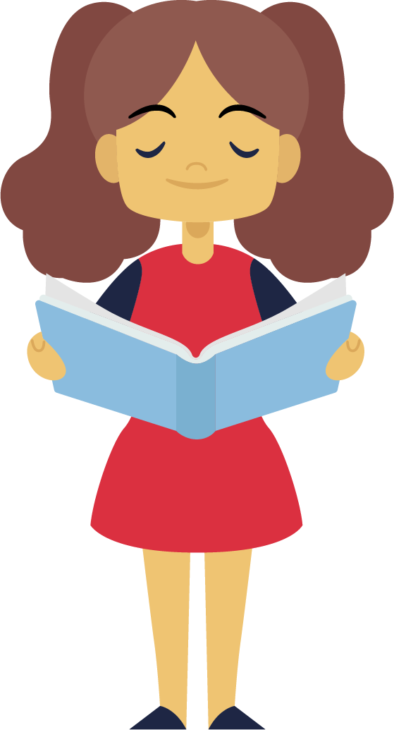 Girl Reading Book Girl Reading Book
