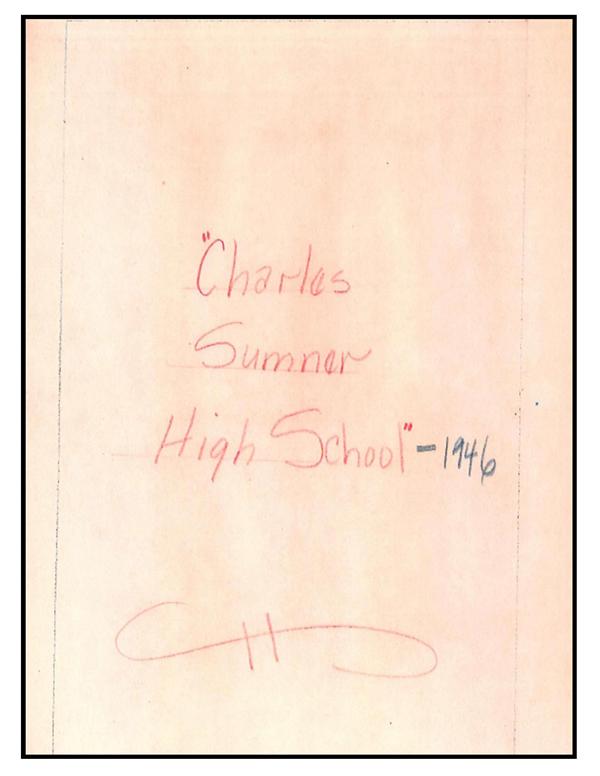 The History of the Charles Sumner High School / Articles