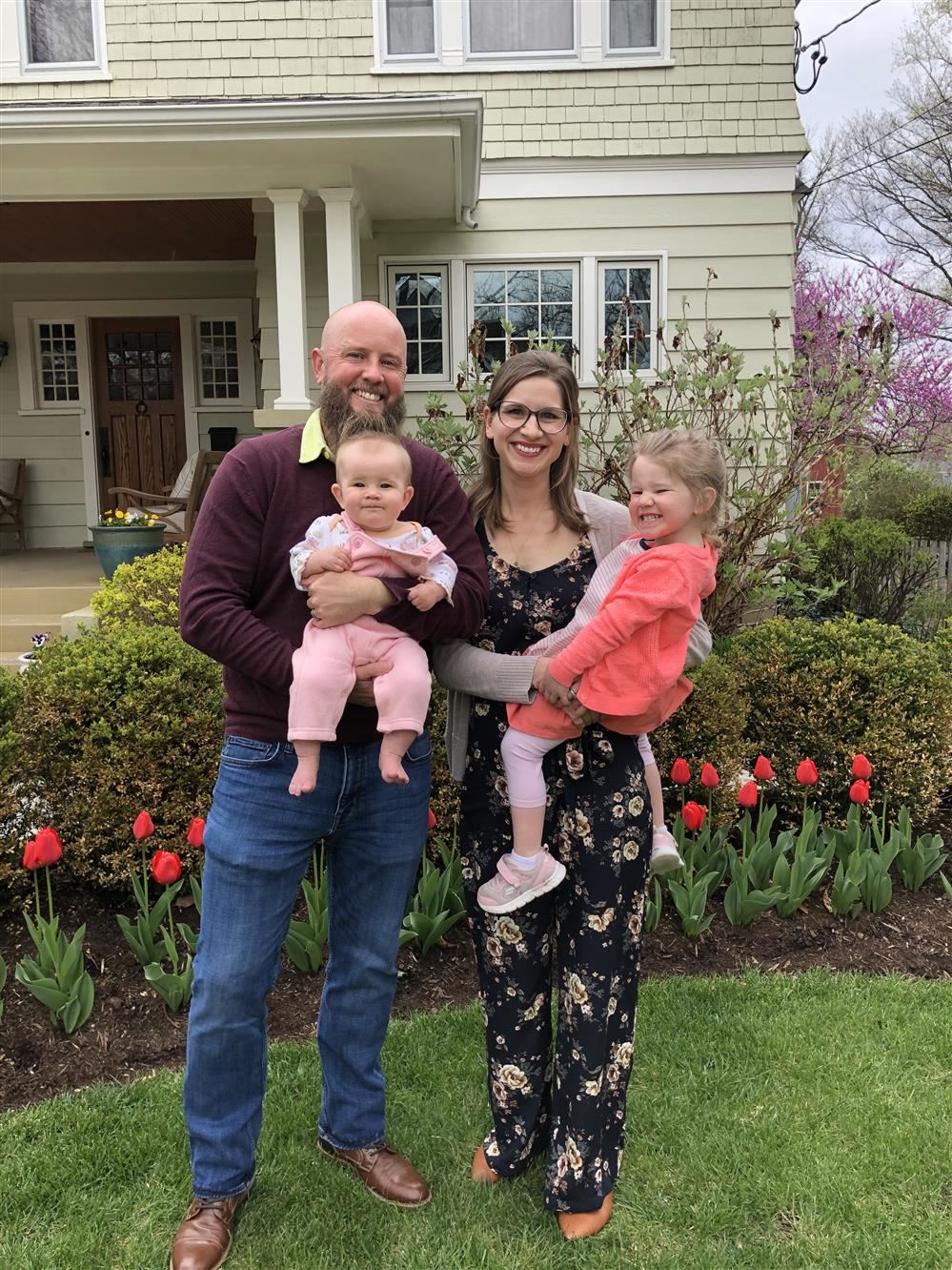 Mrs. Johnson and family