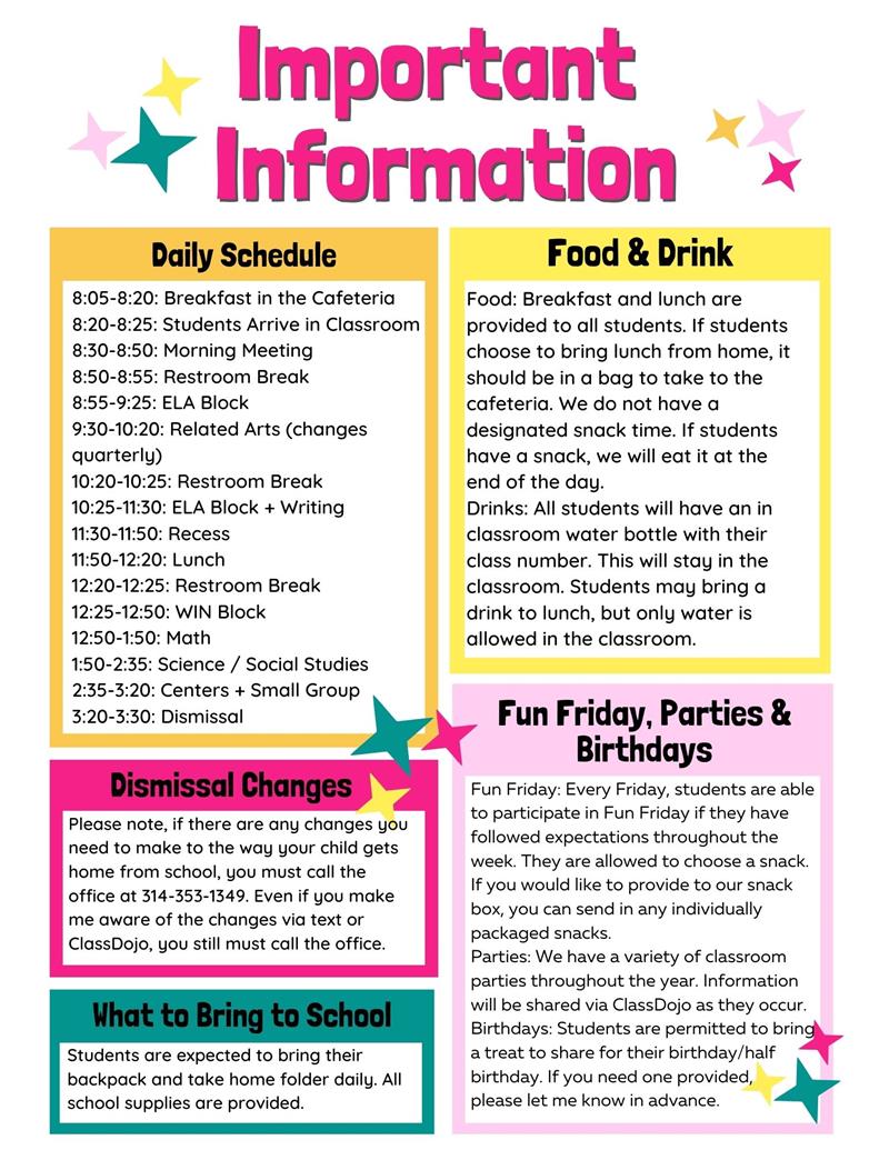 Important Information PDF